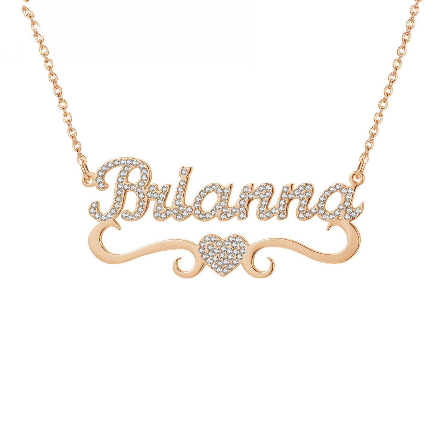 ICED Heart Custom Necklace