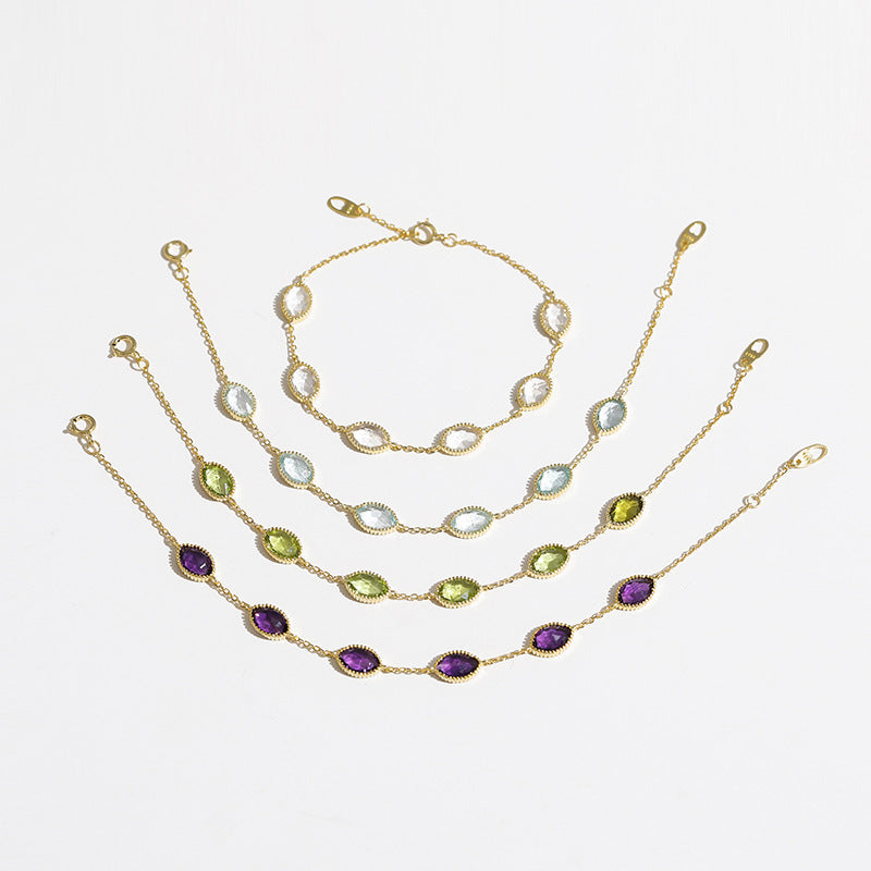 GEMARA Natural Gemstone Bracelet