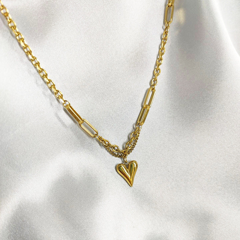 YENDRI Heart Necklace - 18K Gold