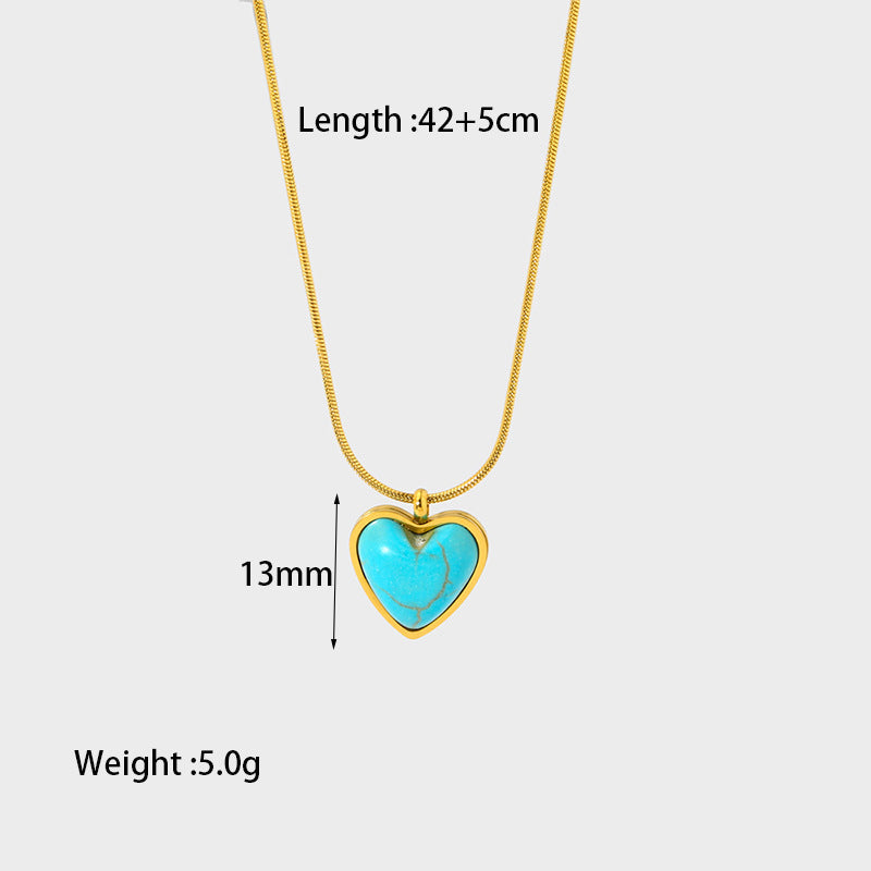 Collection de colliers turquoise DAVNE