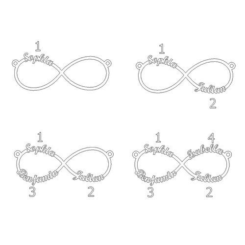Infinite Personalised Name Necklace