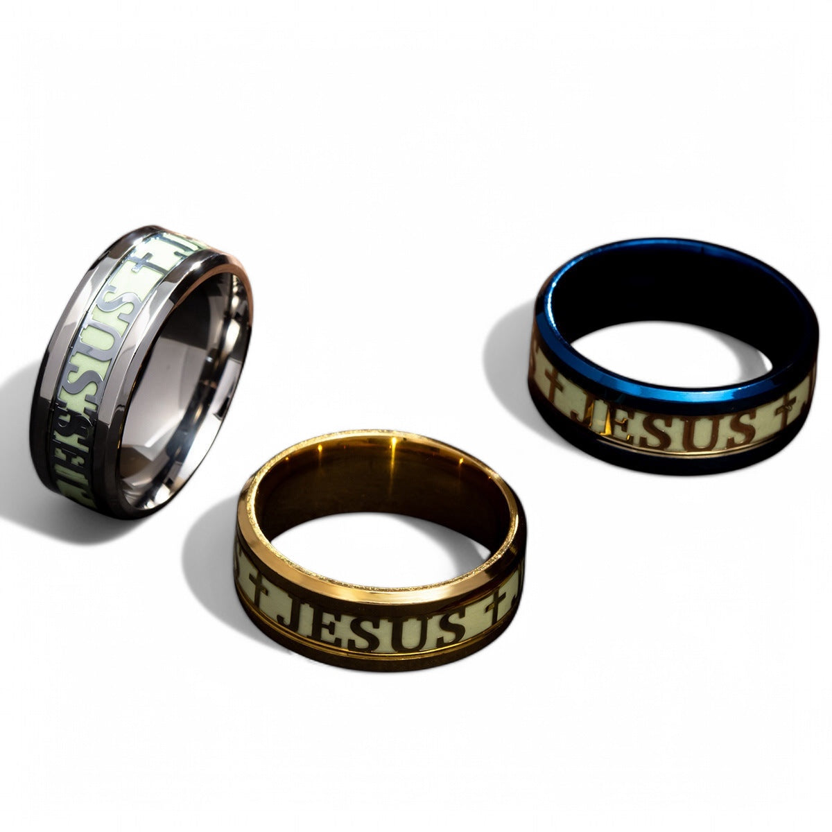 JESUS Name engraved Ring