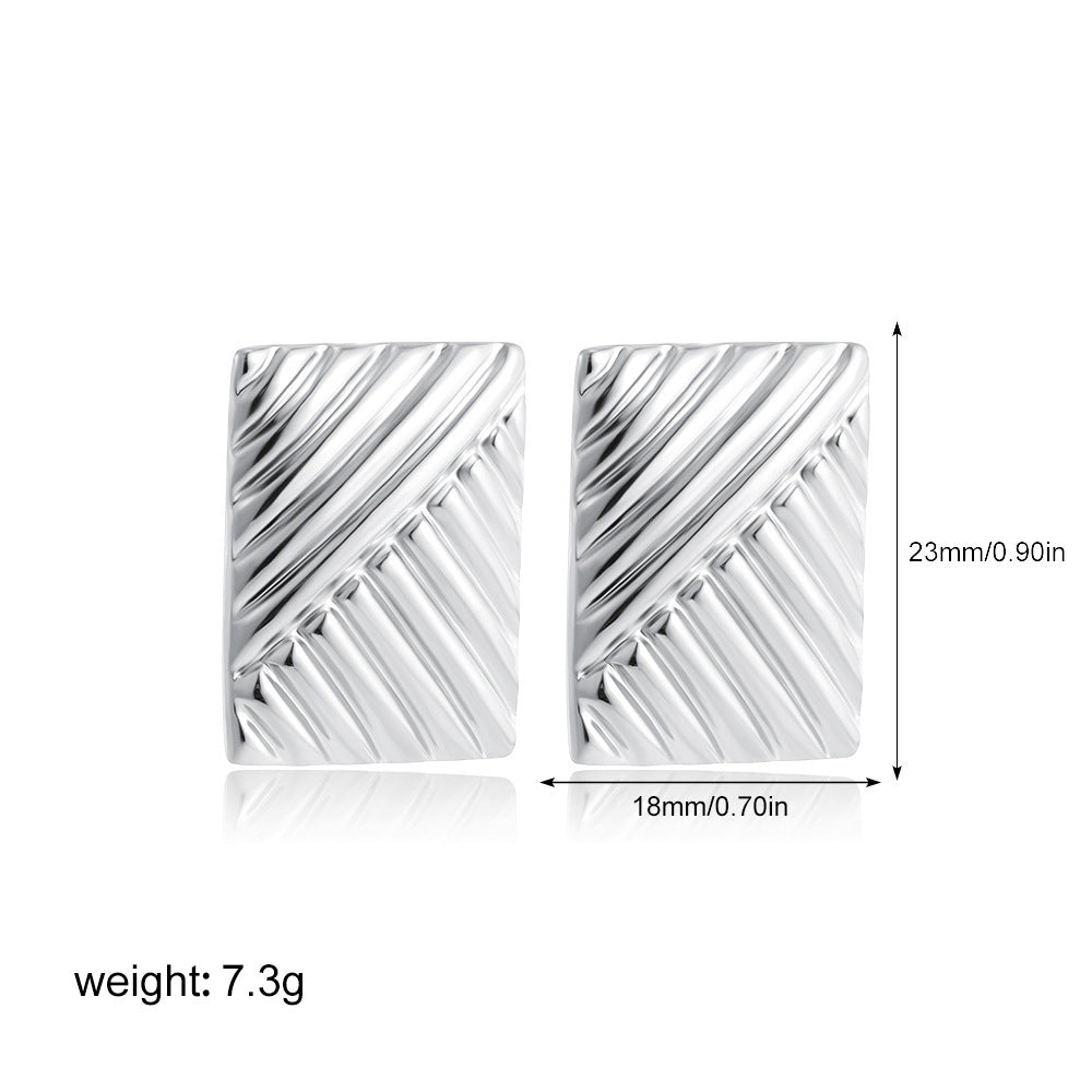 Symmetrical Studs Retro Earrings