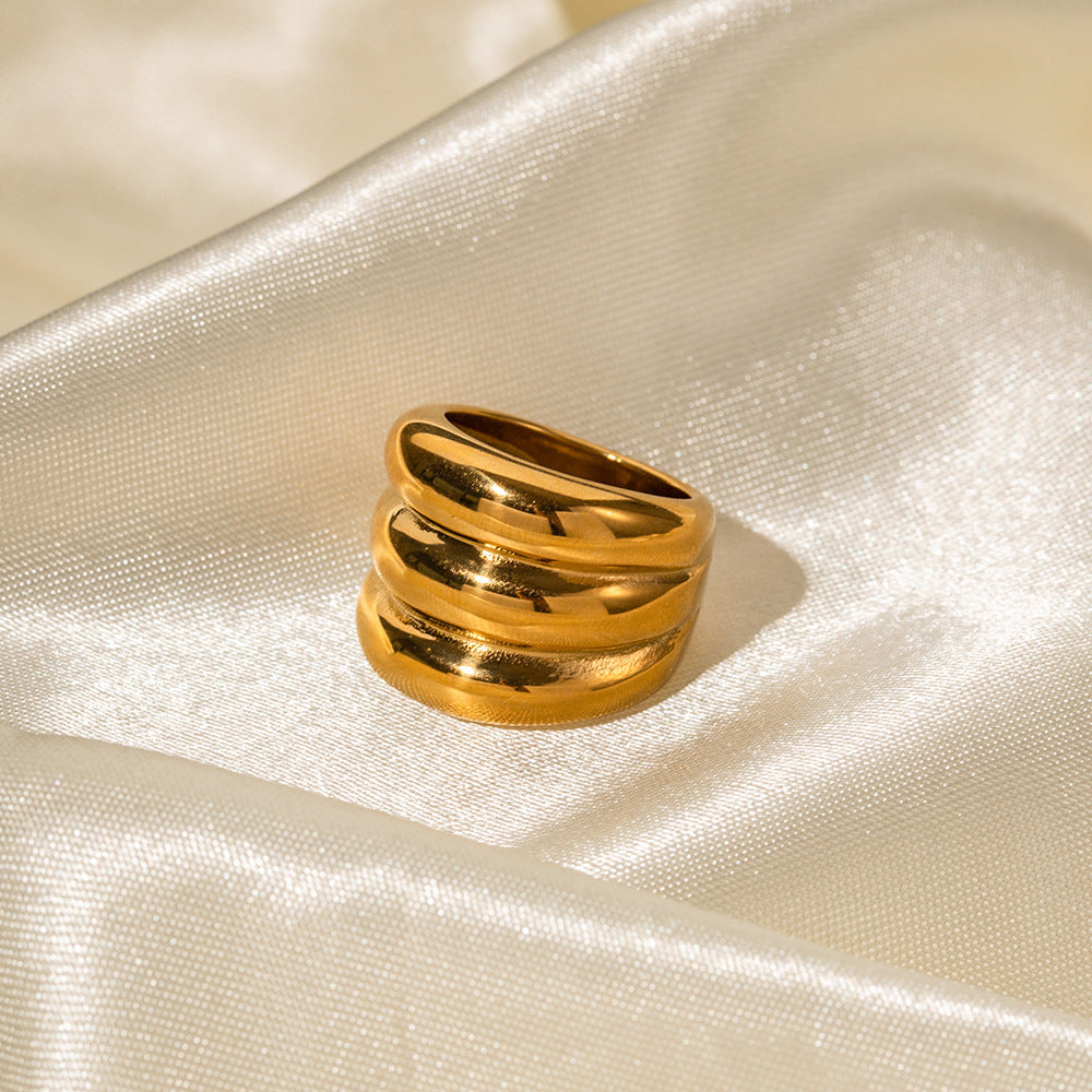 IVEL Steel Three-layer Ring