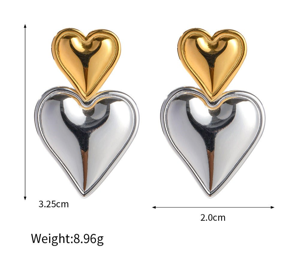 GAIA Herzförmiges Gold und Silber