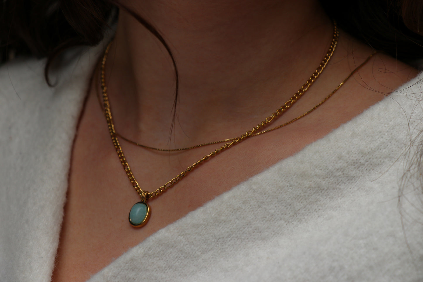 Collier DORA Vert Menthe