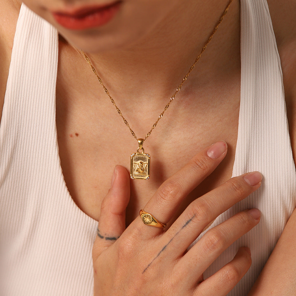 NINA Retro Angel Necklace