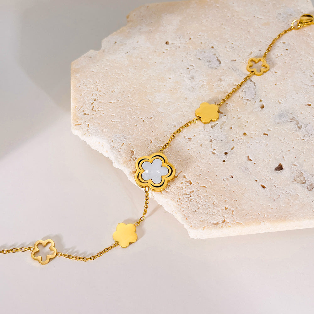 Clover Shell Bracelet