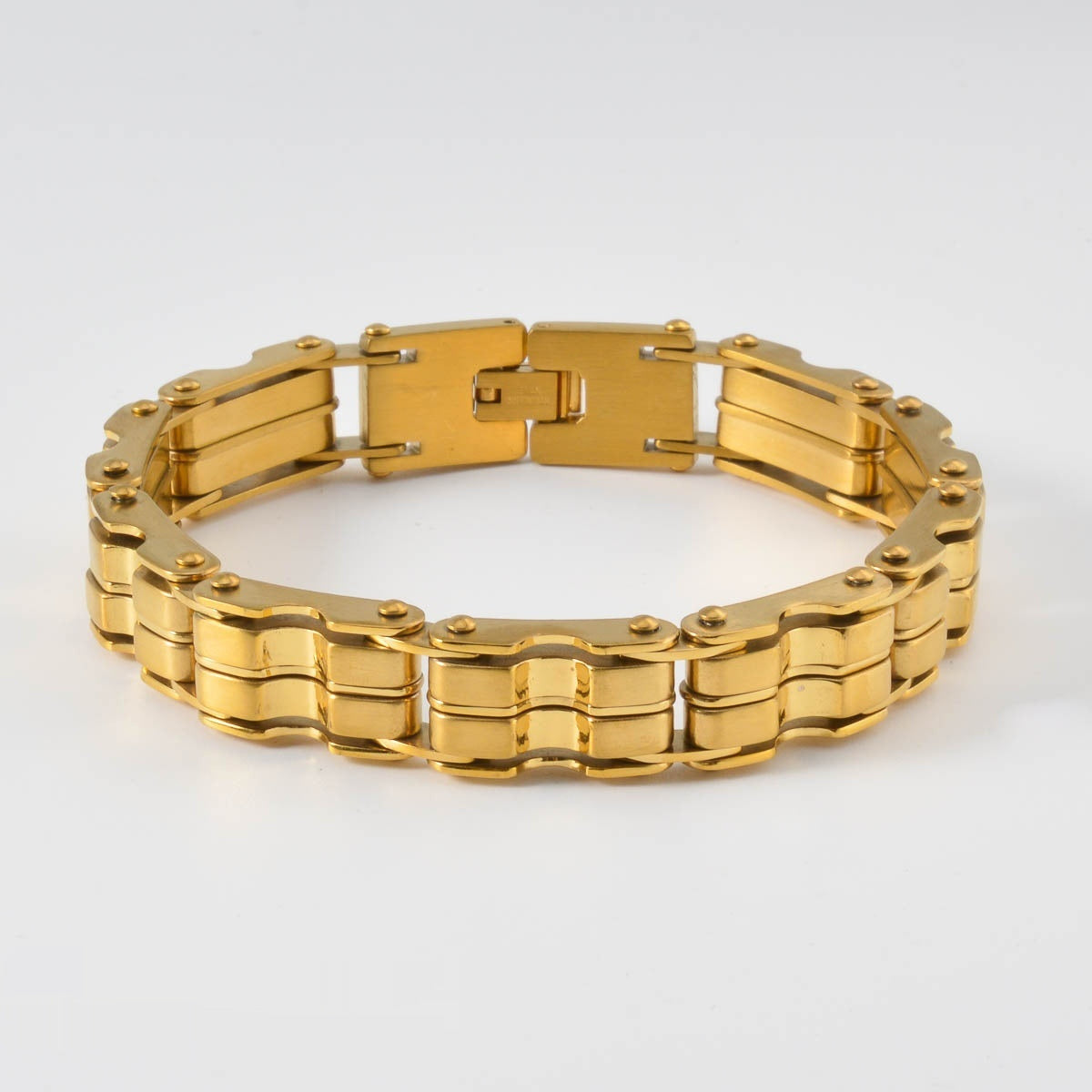 The Gilded 18K Gold Mesh Stainless Steel Bracelet