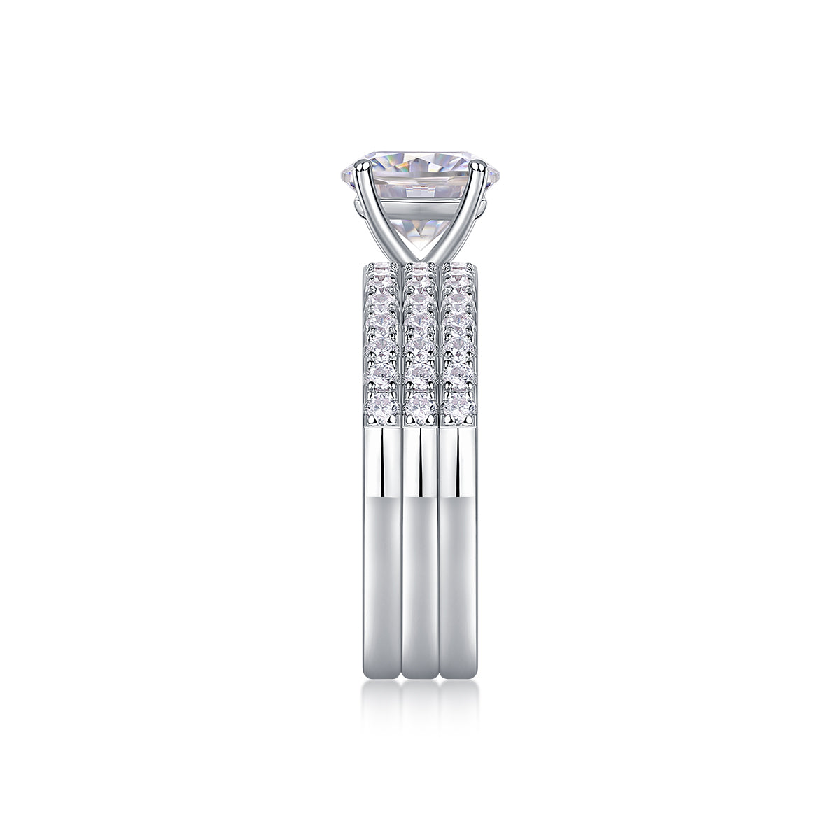 ODYUNE Set With 2-carat Moissanite S925 Silver