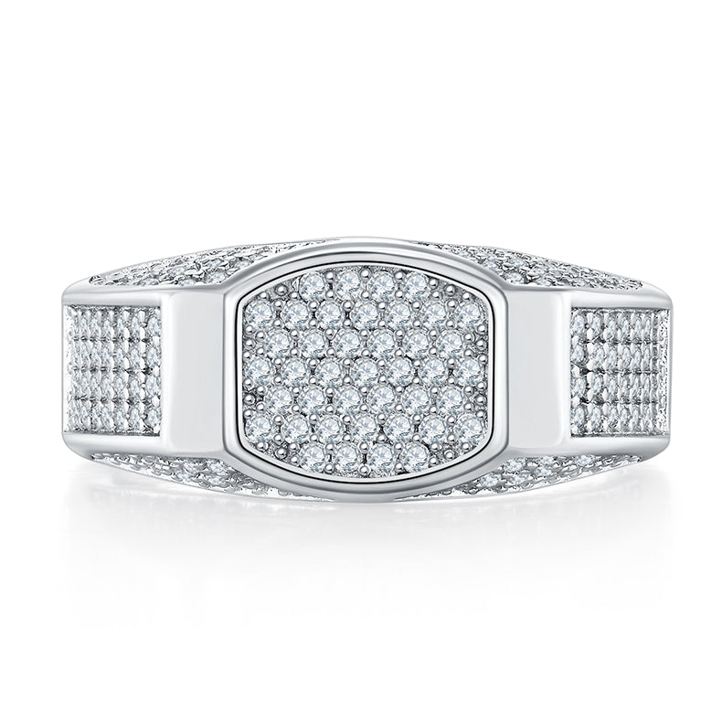 The Sovereign Moissanite925 Silver Ring