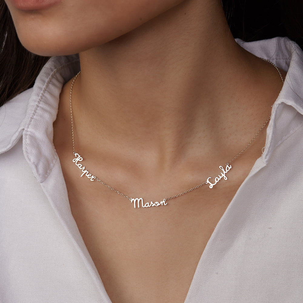 EMILIA Multiple Name Necklace