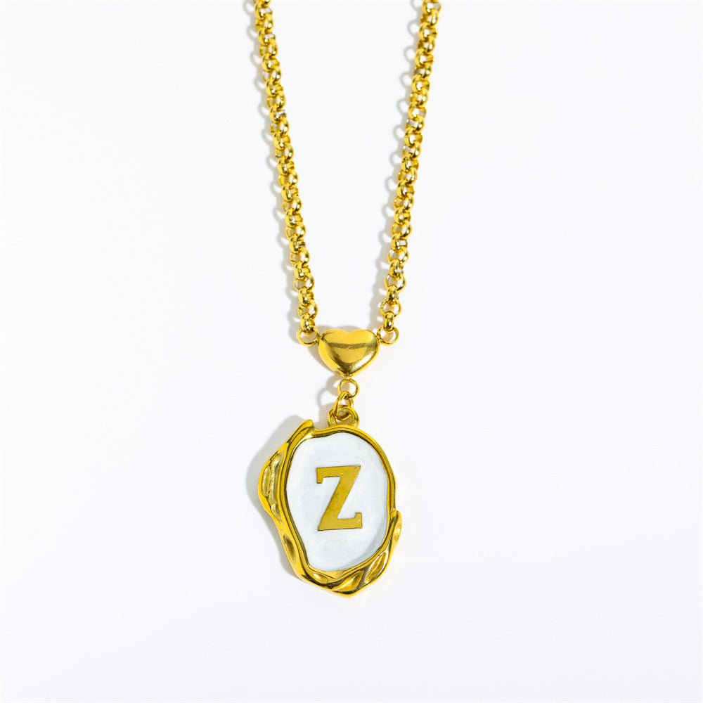 FANEL 26 Capital Letters Necklace - KAYLUZ LTD