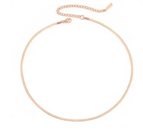 Flat Snake Bone Necklace - KAYLUZ LTD