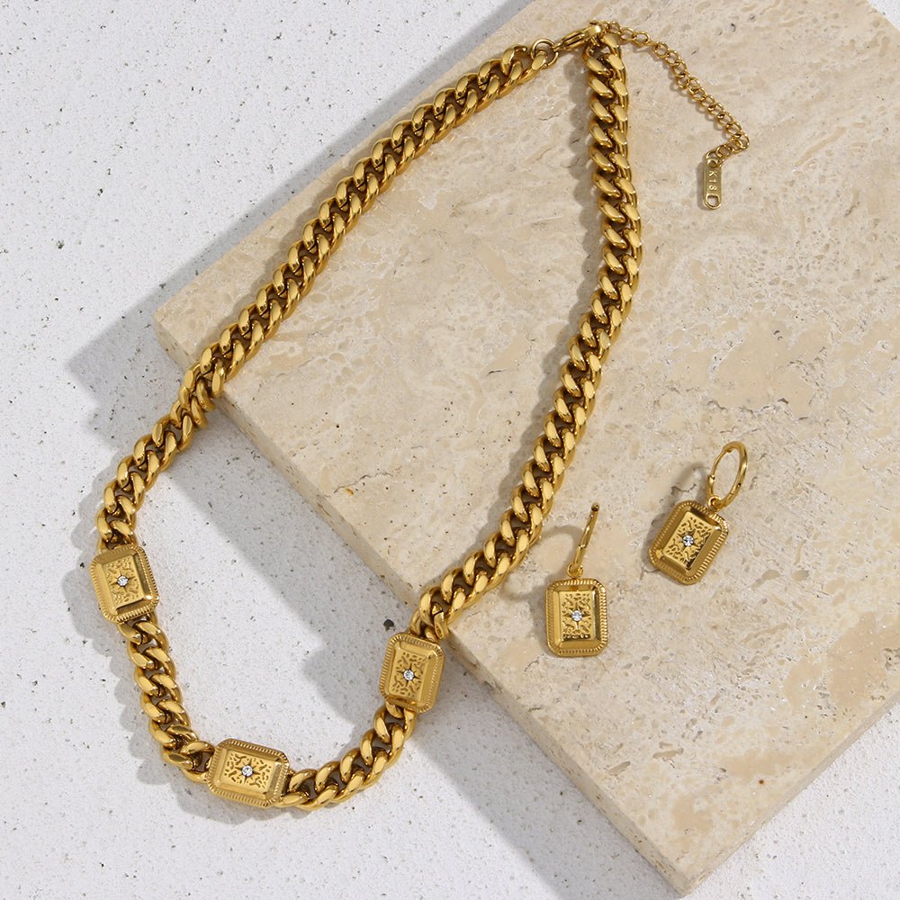 HUGGIE Necklace /Earrings - KAYLUZ LTD