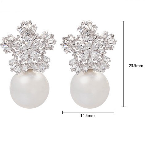 ICY Snowflake Earring - KAYLUZ LTD
