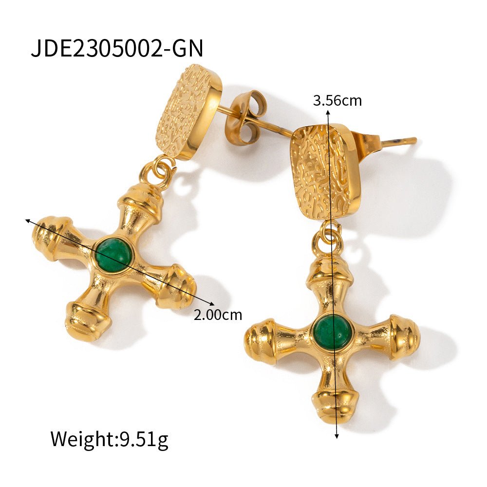 KEIKO 18K Gold Earrings - KAYLUZ LTD