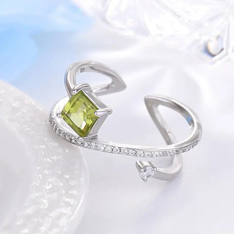 Peridot Ring S925 Silver - KAYLUZ LTD