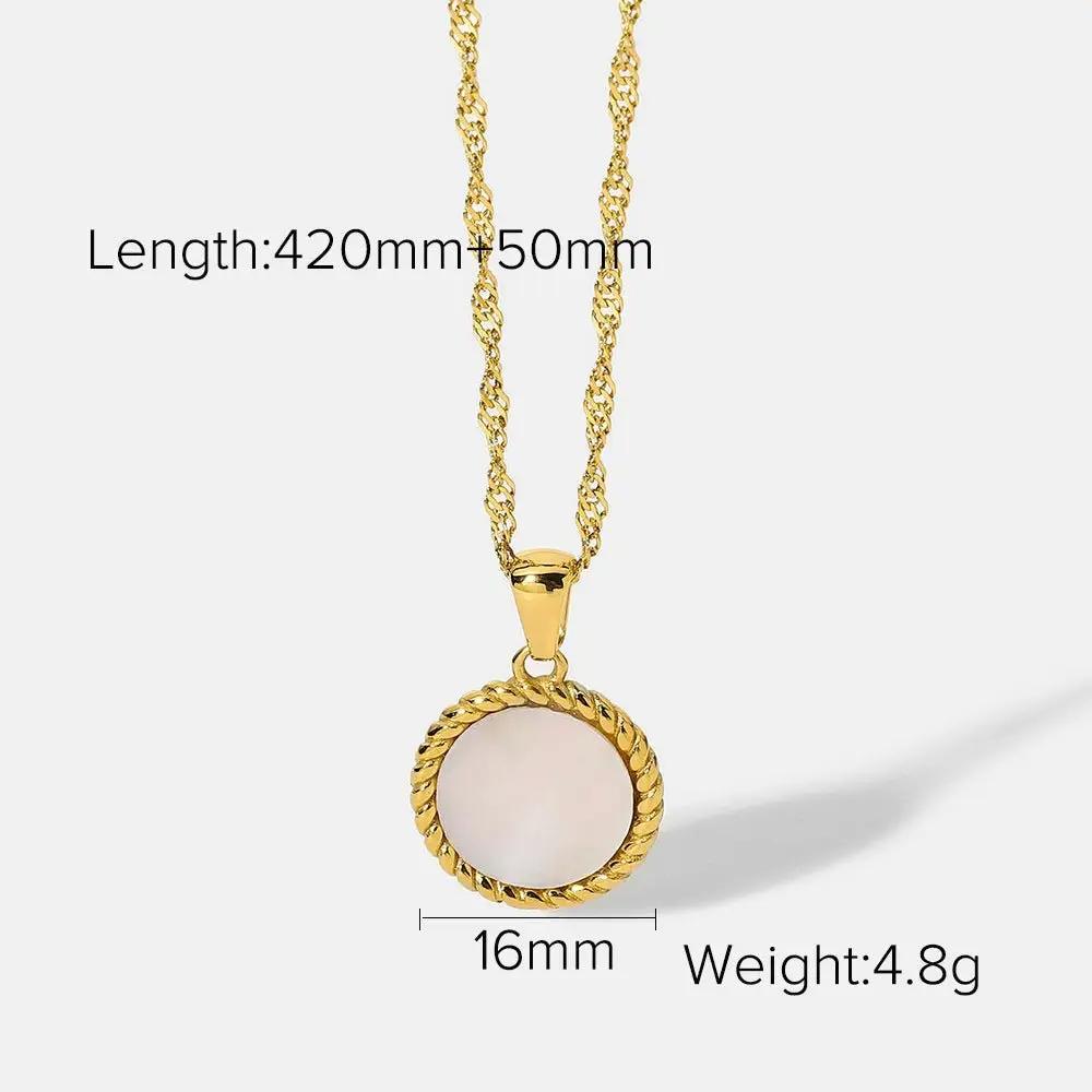 Perl Ripple Necklace - KAYLUZ LTD