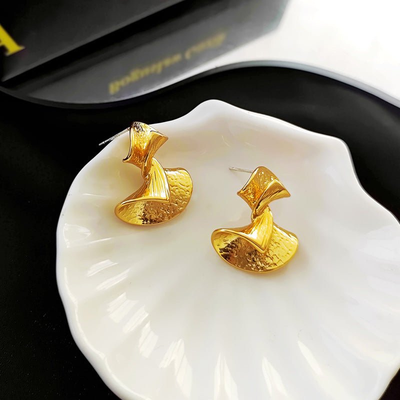 S925 Silver Skirt Shape Earrings - KAYLUZ LTD