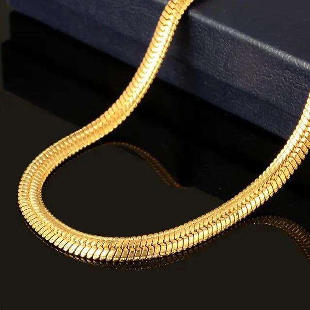 Snake Bone Chain Necklace - KAYLUZ LTD