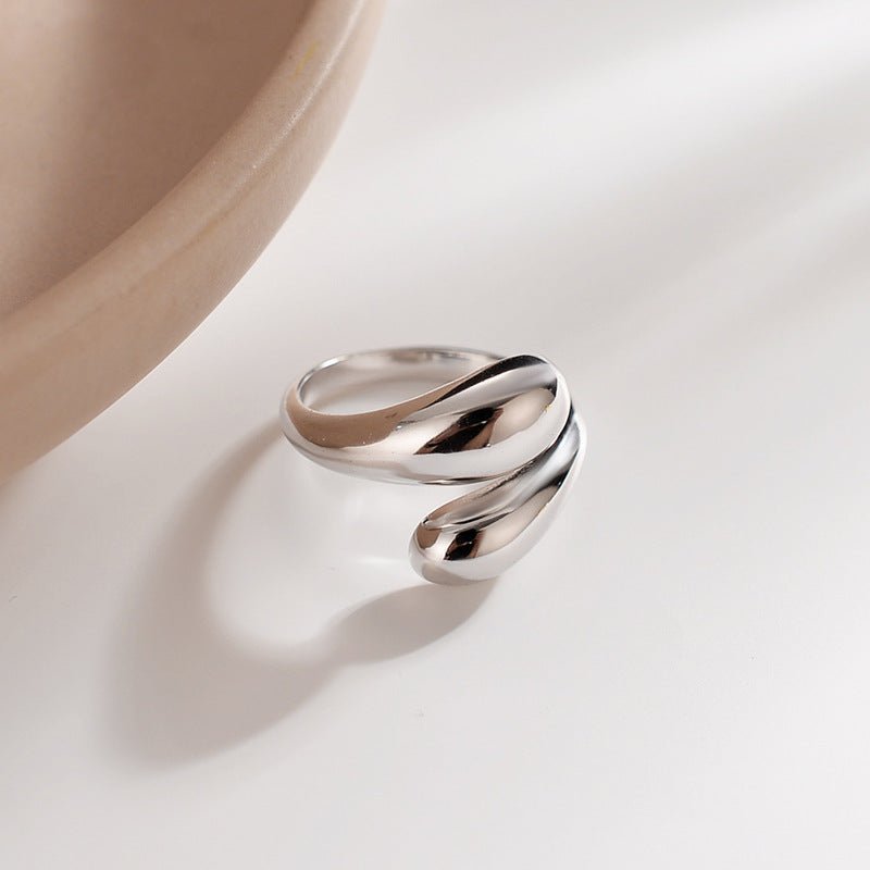 Waterdrop Ring Gold/Silver - KAYLUZ LTD