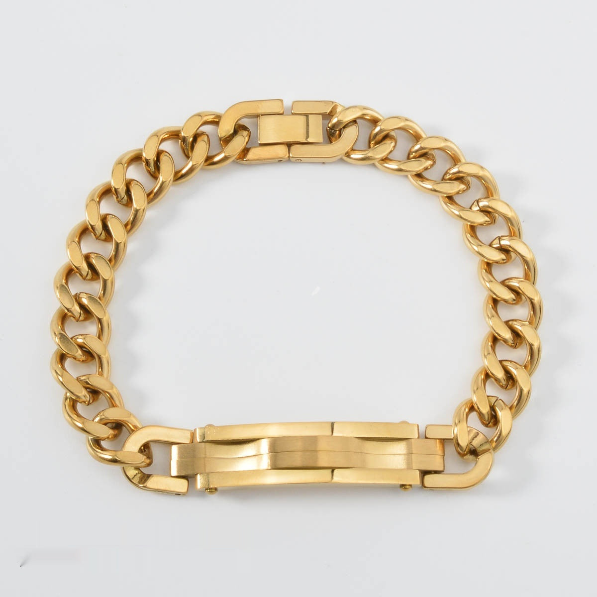 The Gilded 18K Gold Mesh Stainless Steel Bracelet
