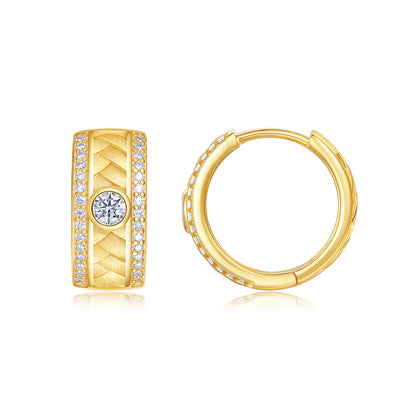 Aurore | Moissanite Earring Set | S925 Gold Plated Sterling Silver