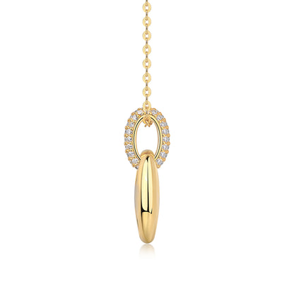 Céleste | Moissanite Pendant Necklace