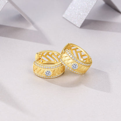 Aurore | Moissanite Earring Set | S925 Gold Plated Sterling Silver