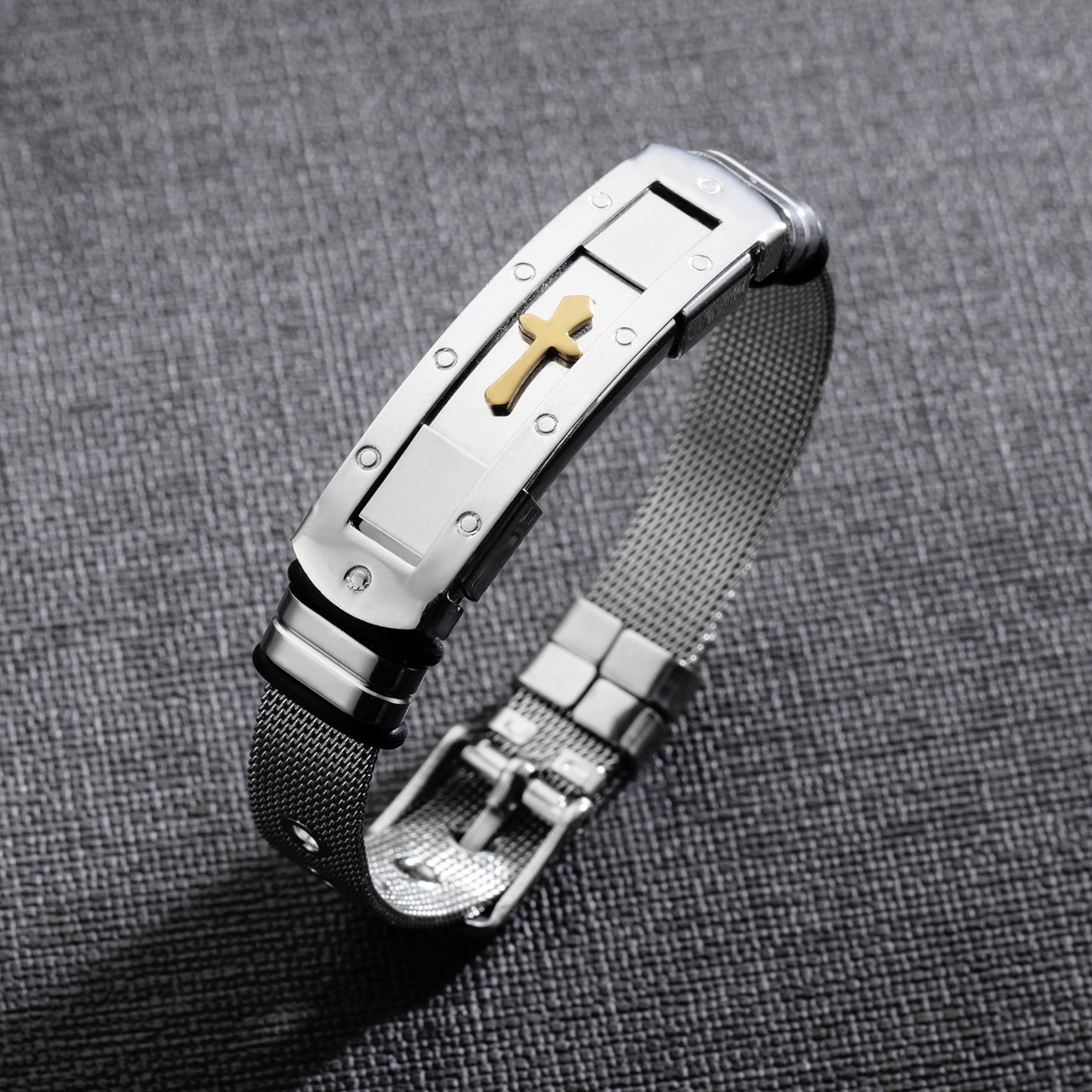 Cross Charm Bracelet , Adjustable