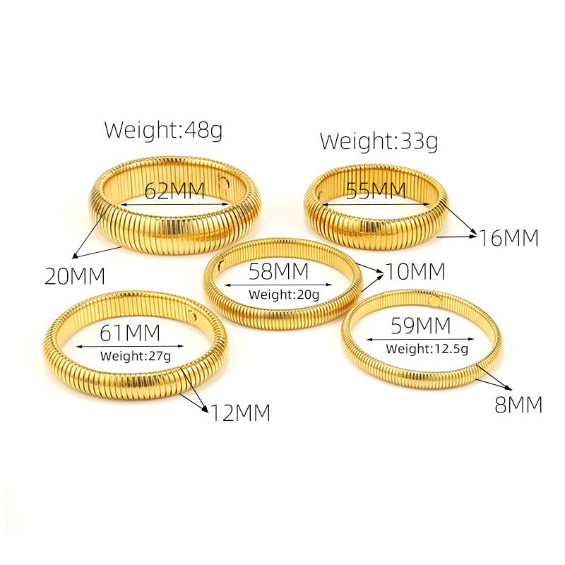 CHAMIKA Golden l Bracelet