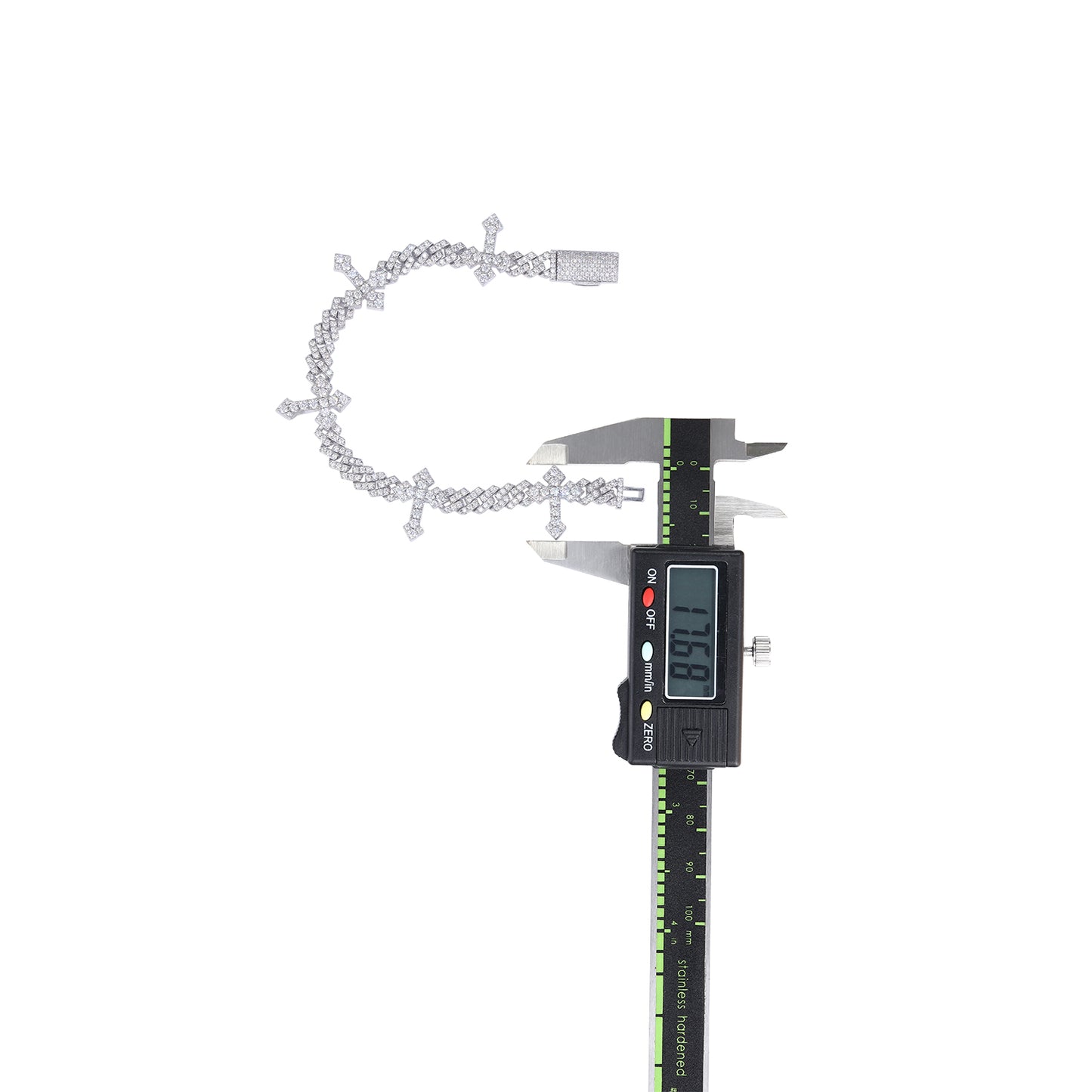 The Bastion  Moissanite Silver Bracelet