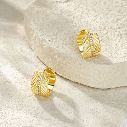 HUNAY  Moissanite Earring