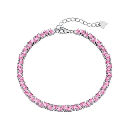 S925 Sterling Silve Tennis Zircon Bracelet