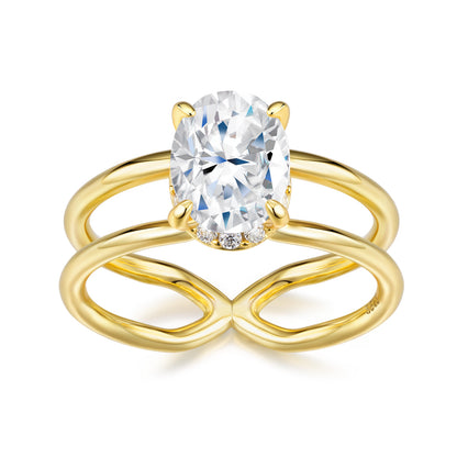 KARINE  Moissanite Ring