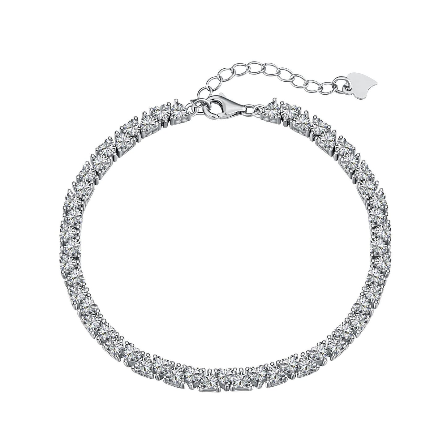 S925 Sterling Silve Tennis Zircon Bracelet