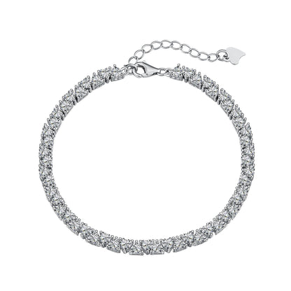 S925 Sterling Silve Tennis Zircon Bracelet