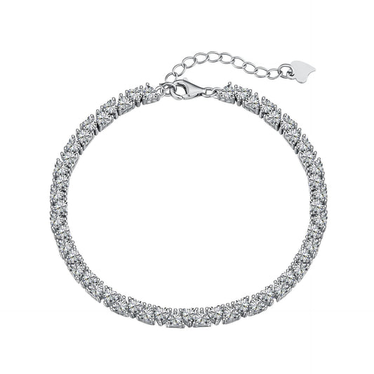S925 Sterling Silve Tennis Zircon Bracelet