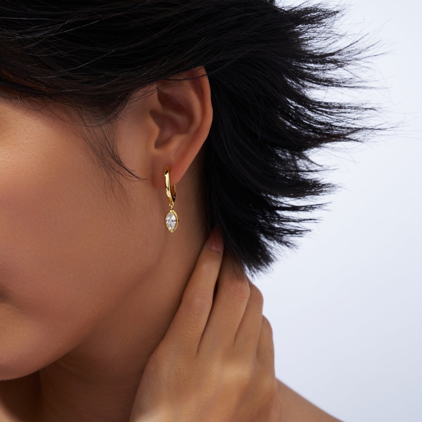 MELIKE  Moissanite Earring