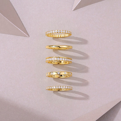 RODELLE Set  Moissanite Ring