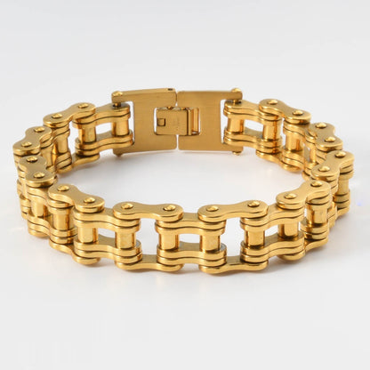 The Gilded 18K Gold Mesh Stainless Steel Bracelet