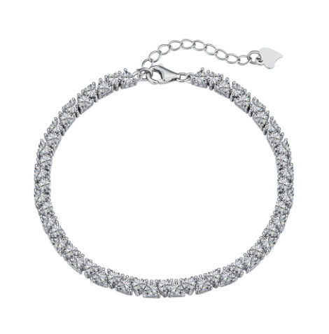 S925 Sterling Silve Tennis Zircon Bracelet