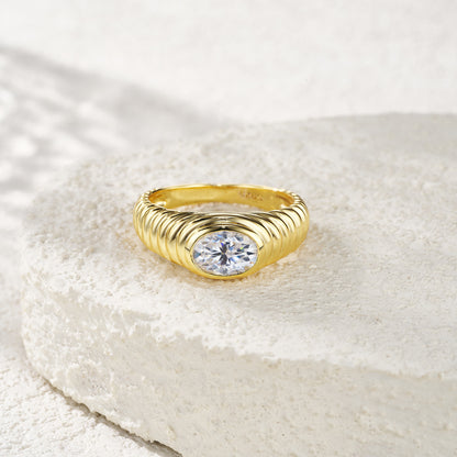 AELIRA Moissanite Ring