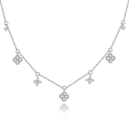 FLORA Zircon Flower Bracelet & Necklace