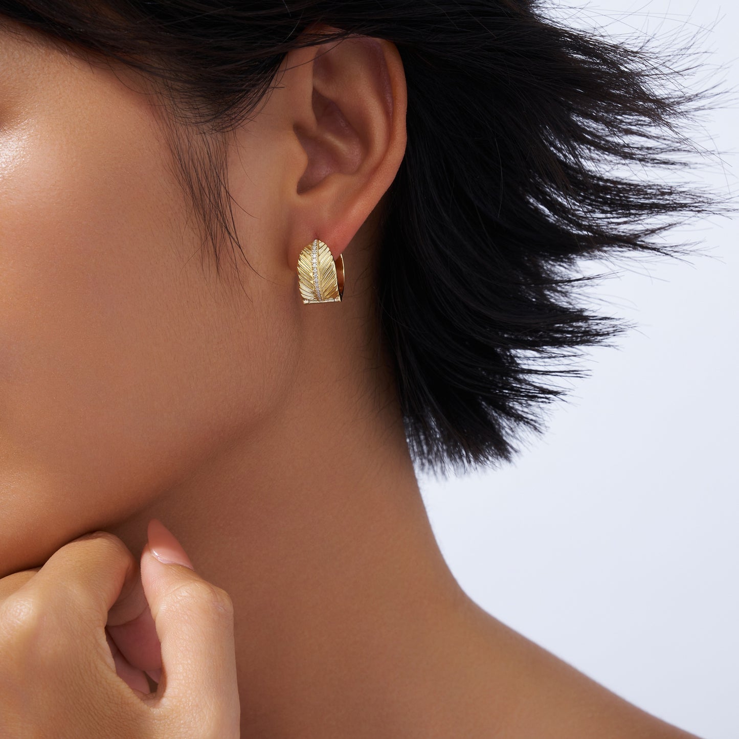 HUNAY  Moissanite Earring