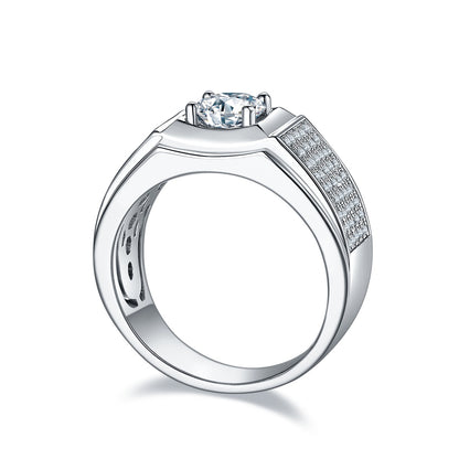 The Orion  1ct Moissanite Silver Ring
