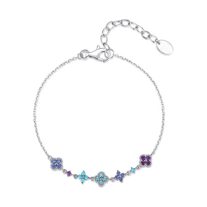 FLORA Zircon Flower Bracelet & Necklace