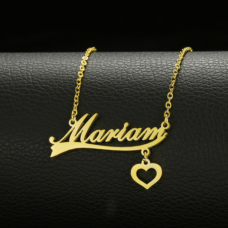 Stainless Steel Customized Name Necklace
