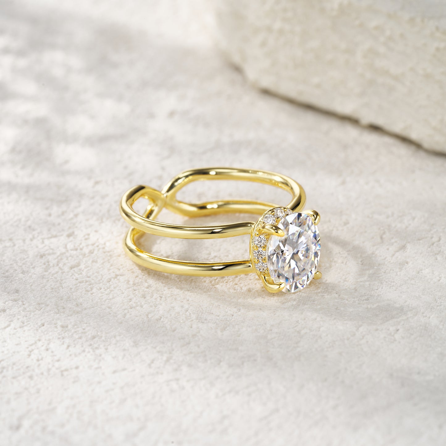 KARINE  Moissanite Ring